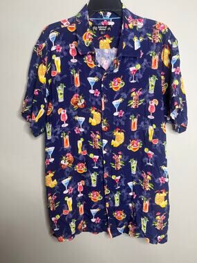 Island Haze Mixed Drinks Hawaiian Shirt XL
